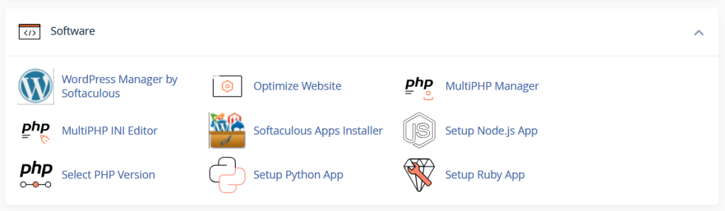 Softaculous apps installer