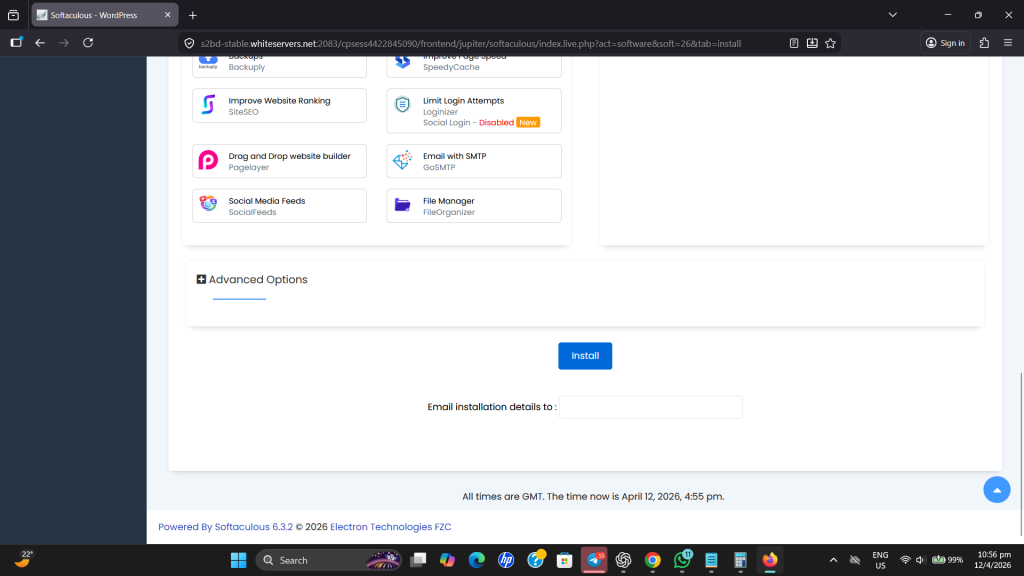 Install WordPress