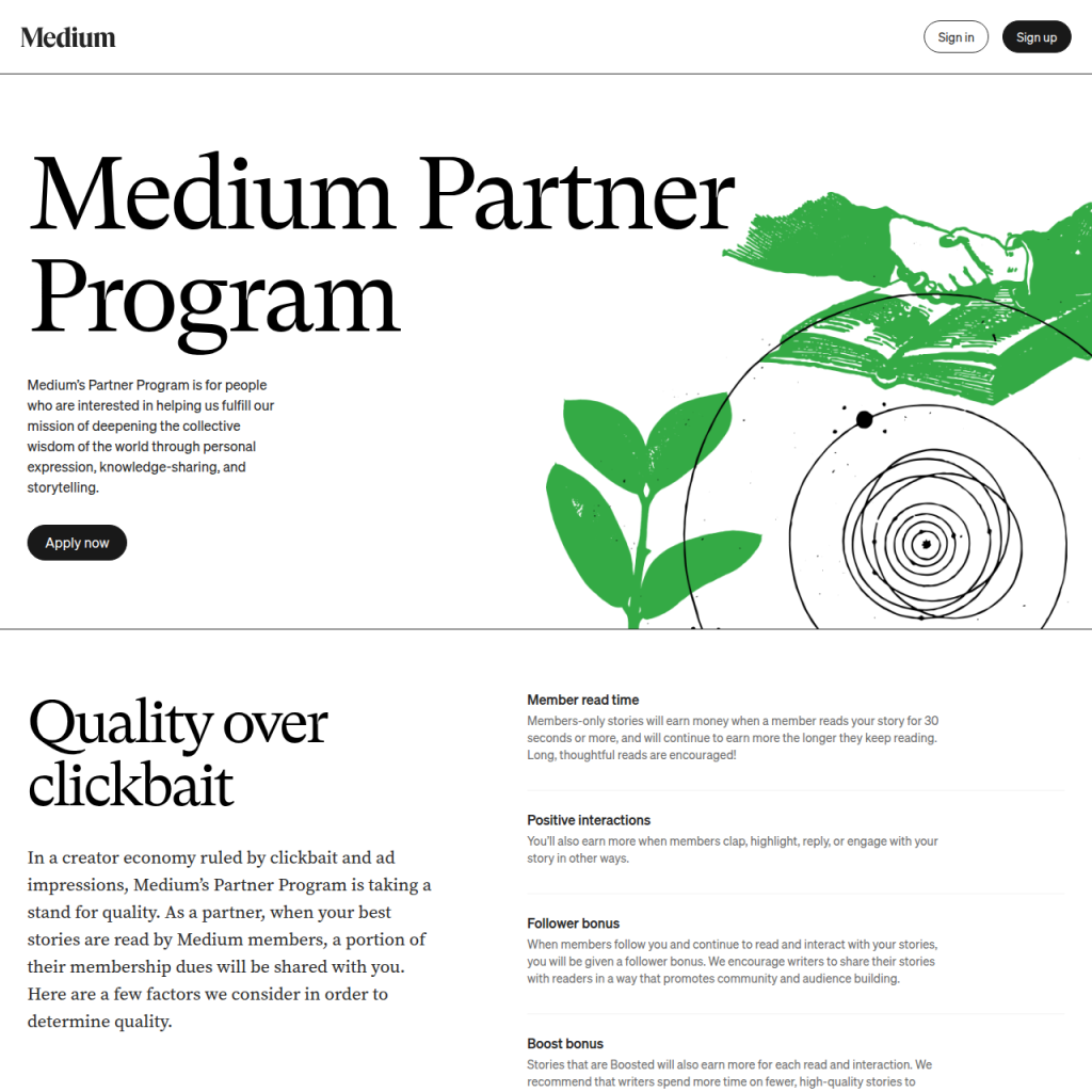 Medium Partner Program